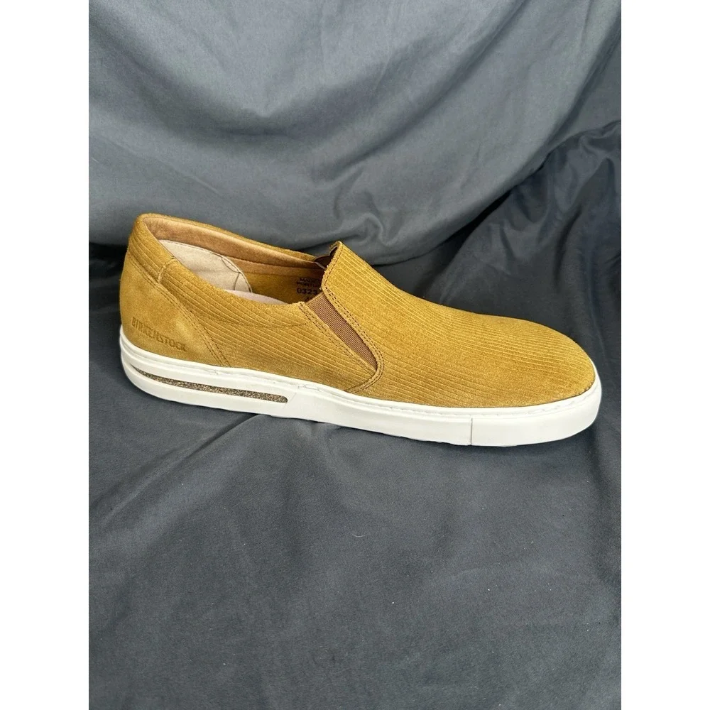 Birkenstock Oswego Low top suede sneaker shoes tan NWOB Women sz 11 Men Sz 9 (42